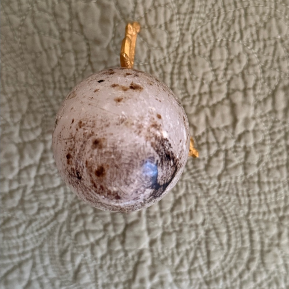 Vintage Italian Marble Artisan RARE Decorative Egg with Stand - Picture 4 of 8